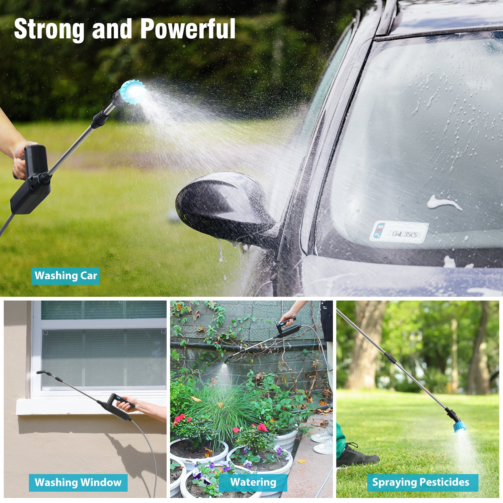 Battery Powered Sprayer Wand for Garden Spraying