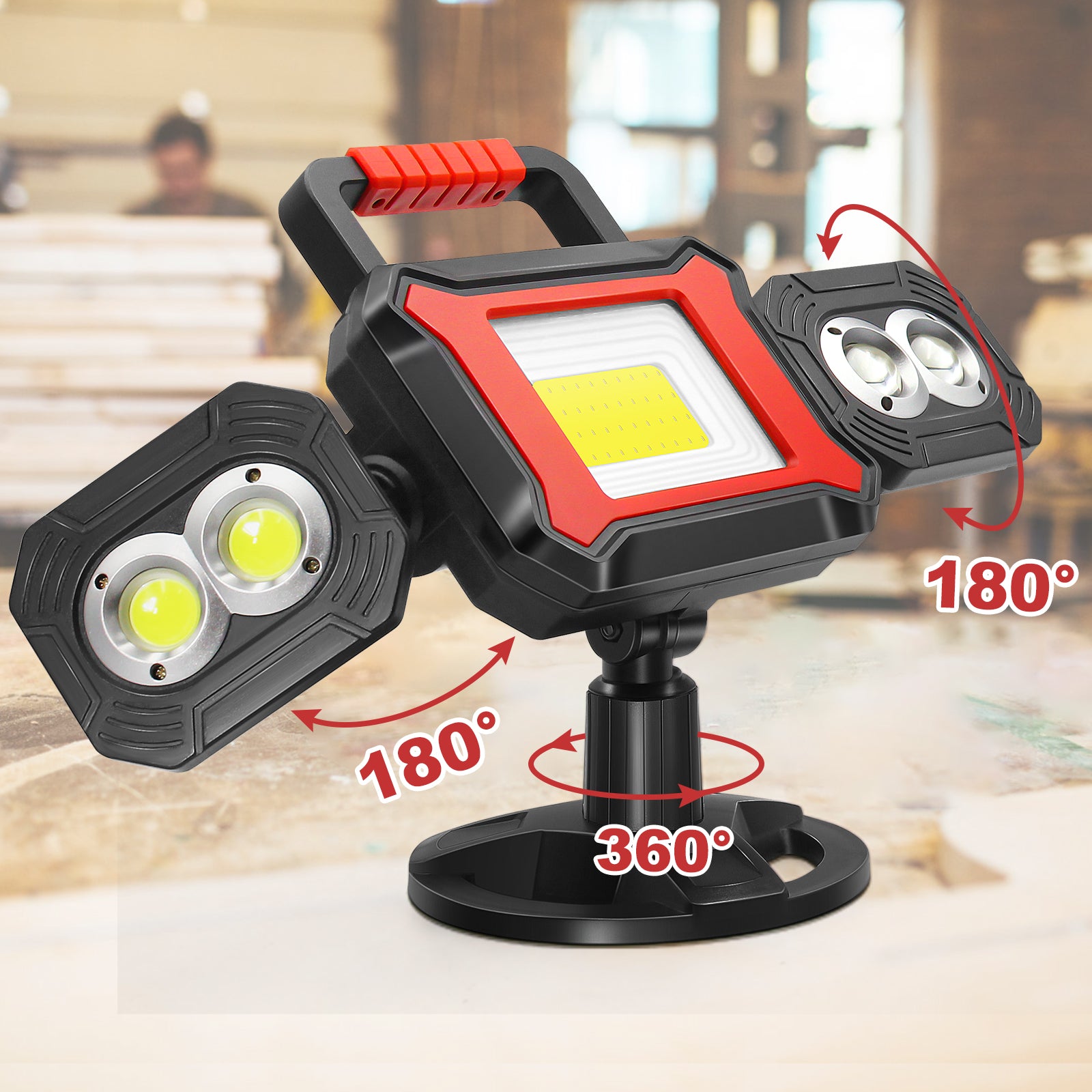 30W LED Work Light with Rechargeable Battery